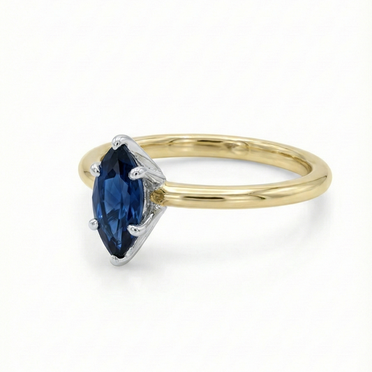 Marquise Midnight Sapphire Ring