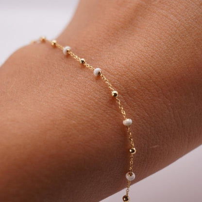 Aura Bracelet in 14k yellow gold, alternate view