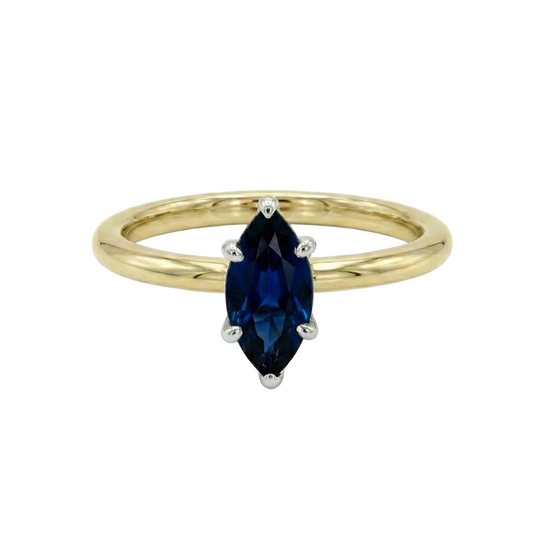 Marquise Midnight Sapphire Ring