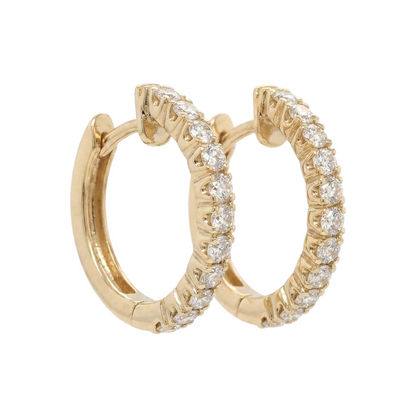 Eternal Spark Diamond Hoops, product view
