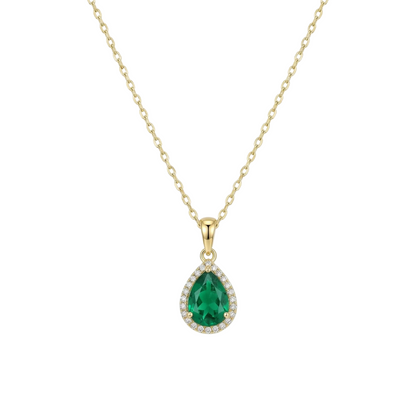 Eloise Emerald & Diamond Necklace, product view