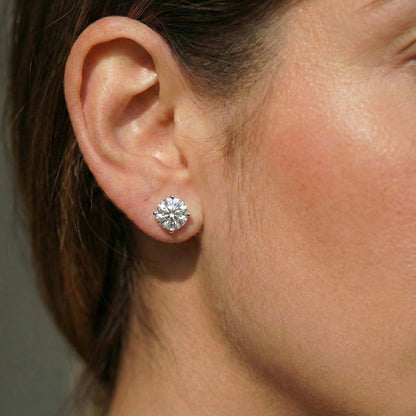 Lab-Grown Diamond Studs (2 CTW), alternate view