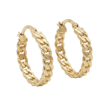 Braided Mini Hoops, product view