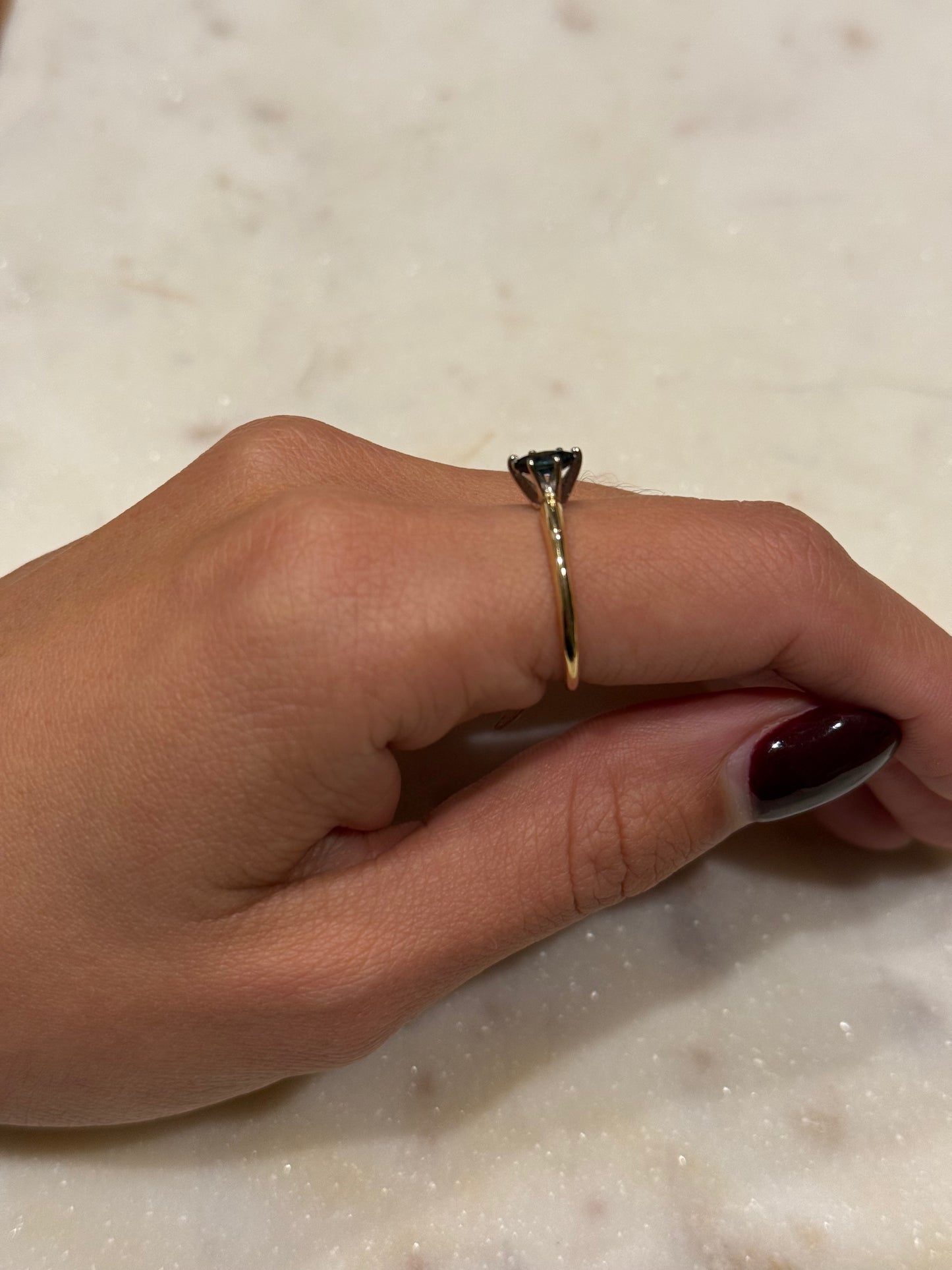 Marquise Midnight Sapphire Ring