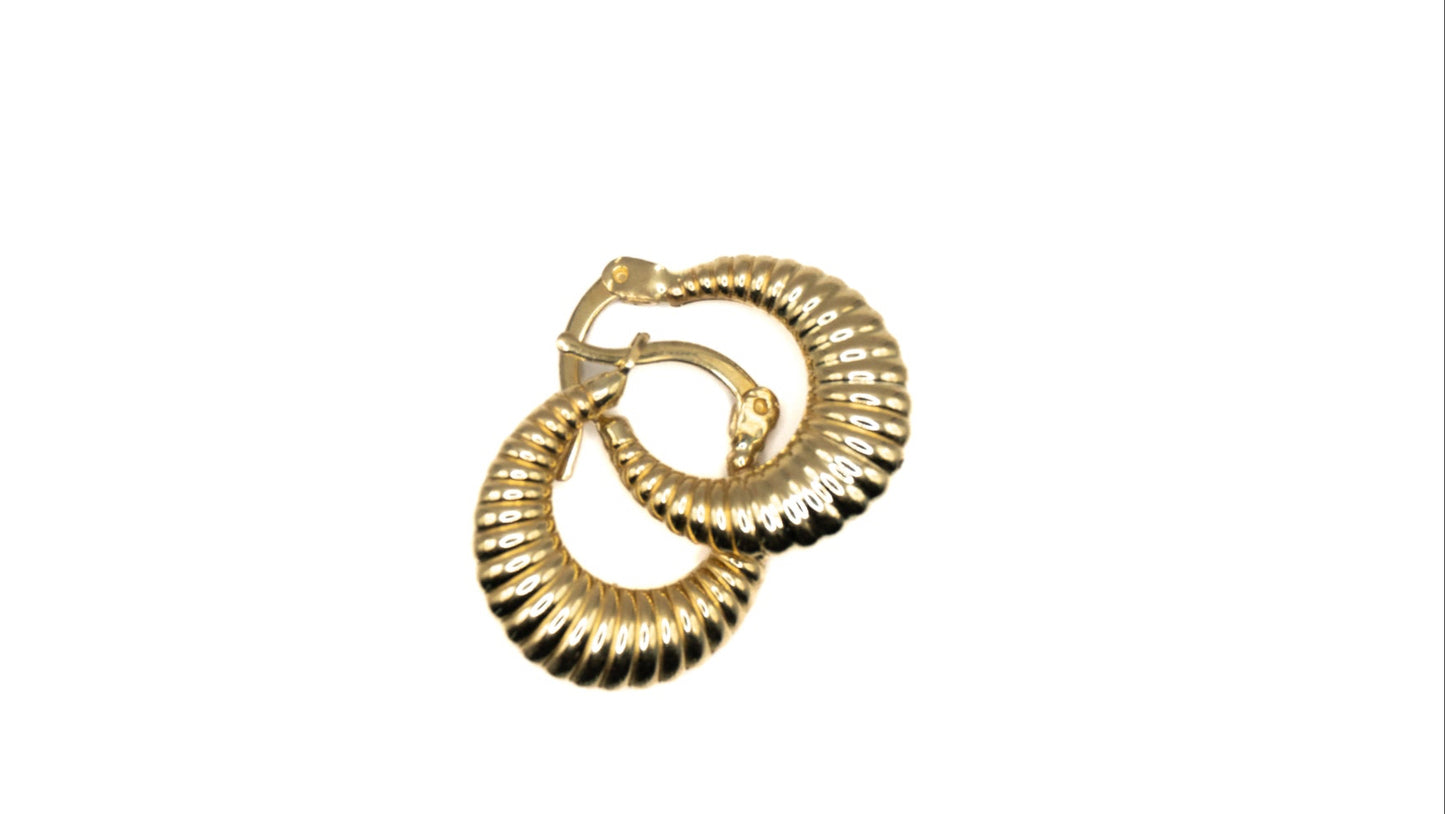 Petite Croissant Hoops