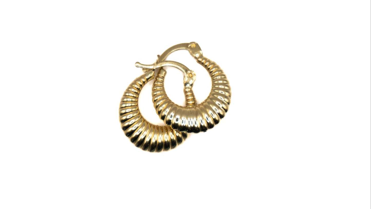 Petite Croissant Hoops