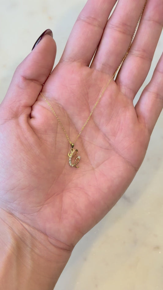 Diamond Script Letter "C"